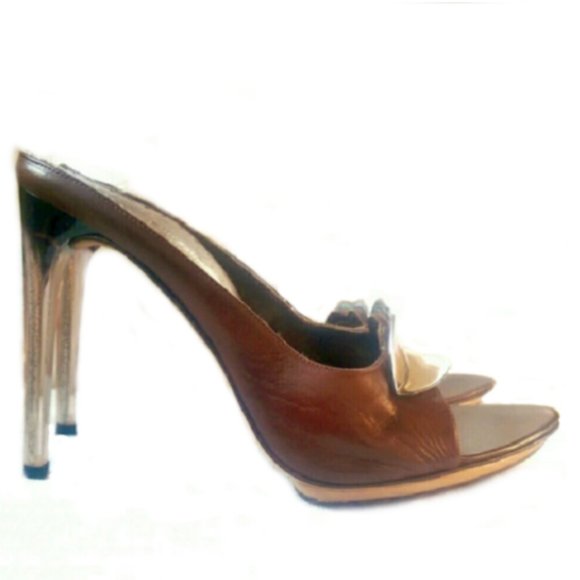 RARE Designer Tom Ford for Saint Laurent Lucite Lips Heels- Size 8.5 - Picture 9 of 11